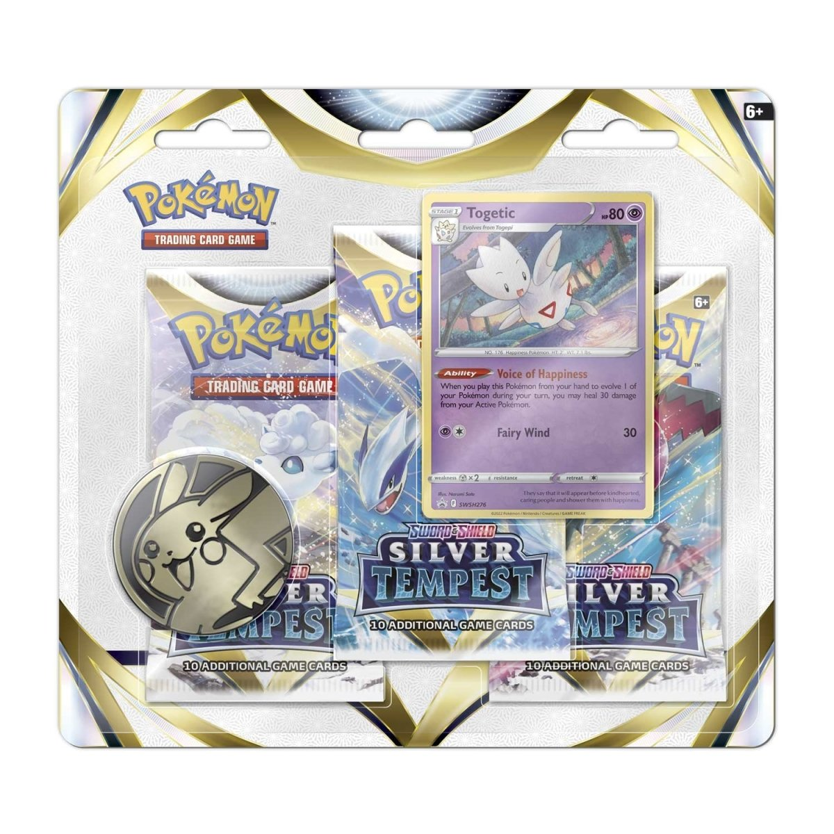Pokémon TCG: Sword & Shield-Silver Tempest 3 Booster Packs