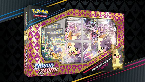 Pokémon TCG: Crown Zenith Premium Playmat Collection—Morpeko V‑UNION
