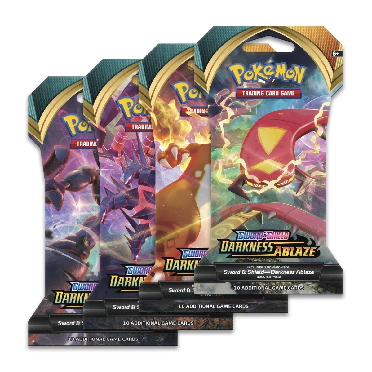 Pokémon TCG: Sword & Shield-Darkness Ablaze Sleeved Booster Pack