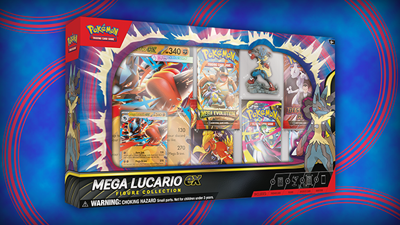 Pokémon TCG: Mega Lucario ex Figure Collection