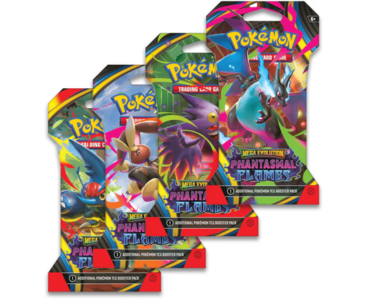 Pokémon TCG: Mega Evolution-Phantasmal Flames Sleeved Booster Pack